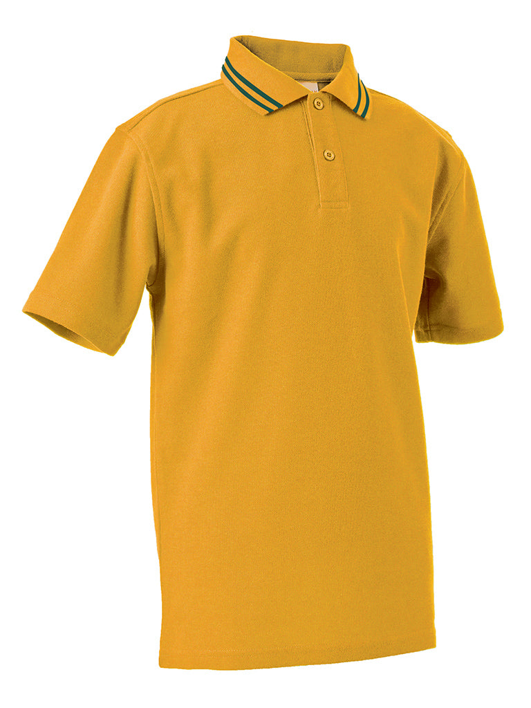POLO SHIRT - STRIPED COLLAR – EduThreads